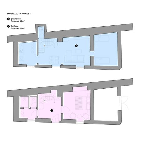 Modern Apartment In A Picturesque 15Th-Century Building Prag Exterior foto