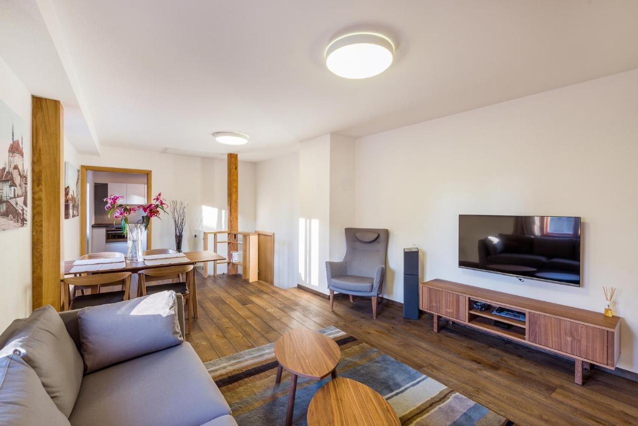 Modern Apartment In A Picturesque 15Th-Century Building Prag Exterior foto